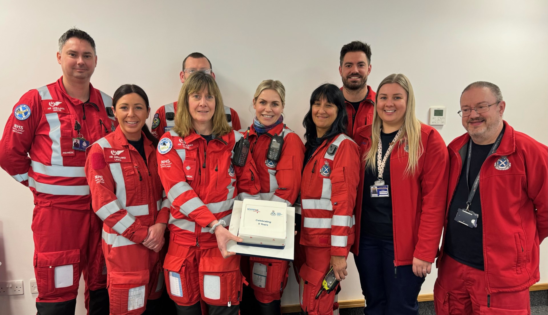 Group picture of ScotSTAR staff in the North