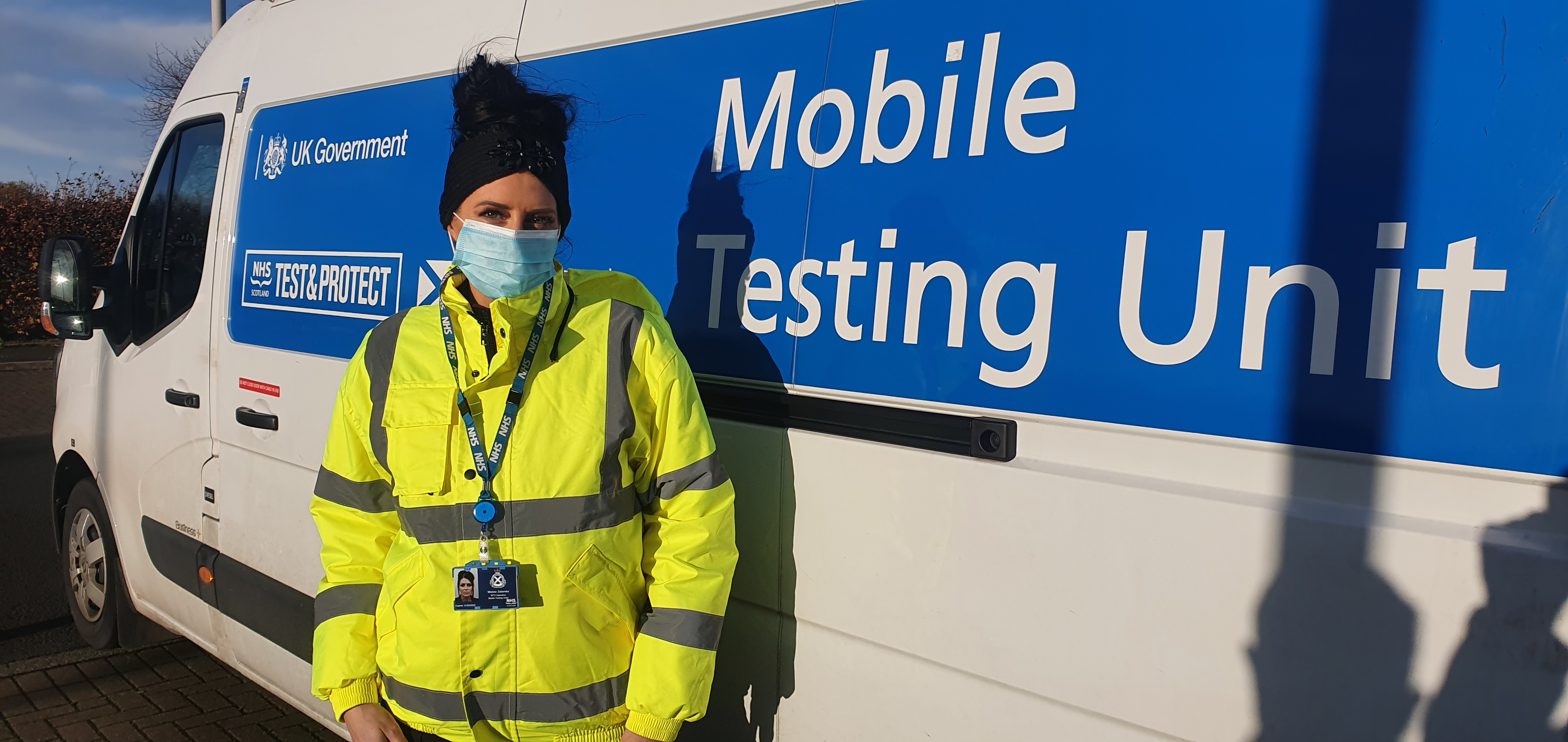 Mobile Testing Unit operator by the van
