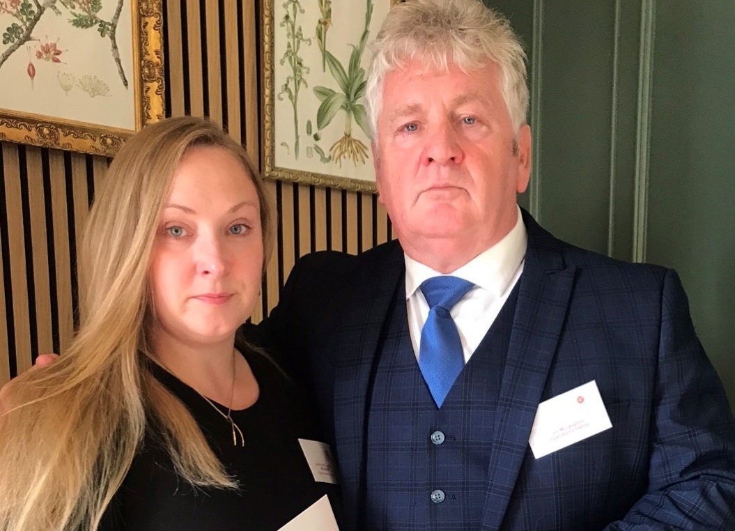 Picture of Lyndsay with her dad