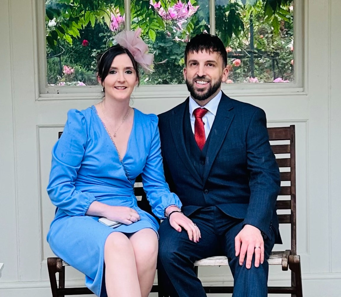 Richard with wife Marina