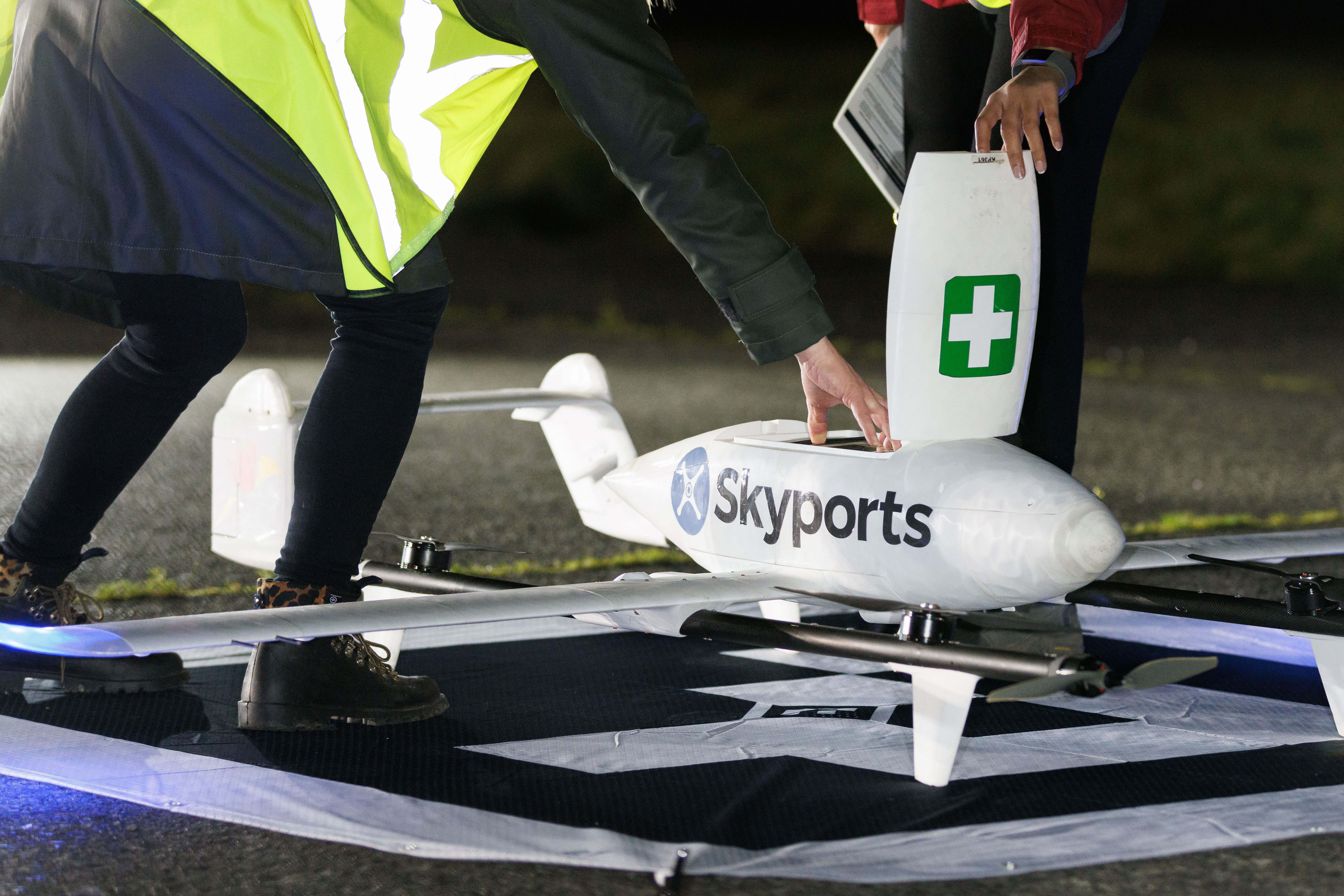 Image of someone controlling a drone