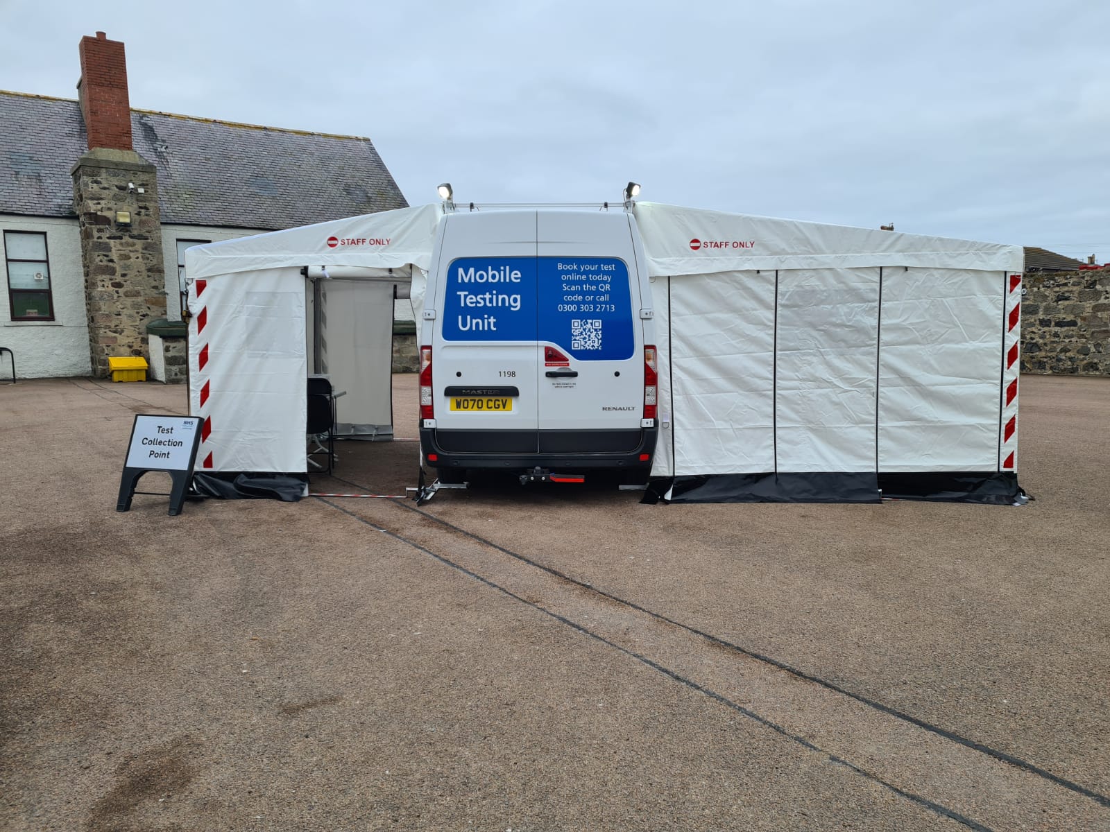 A mobile testing unit