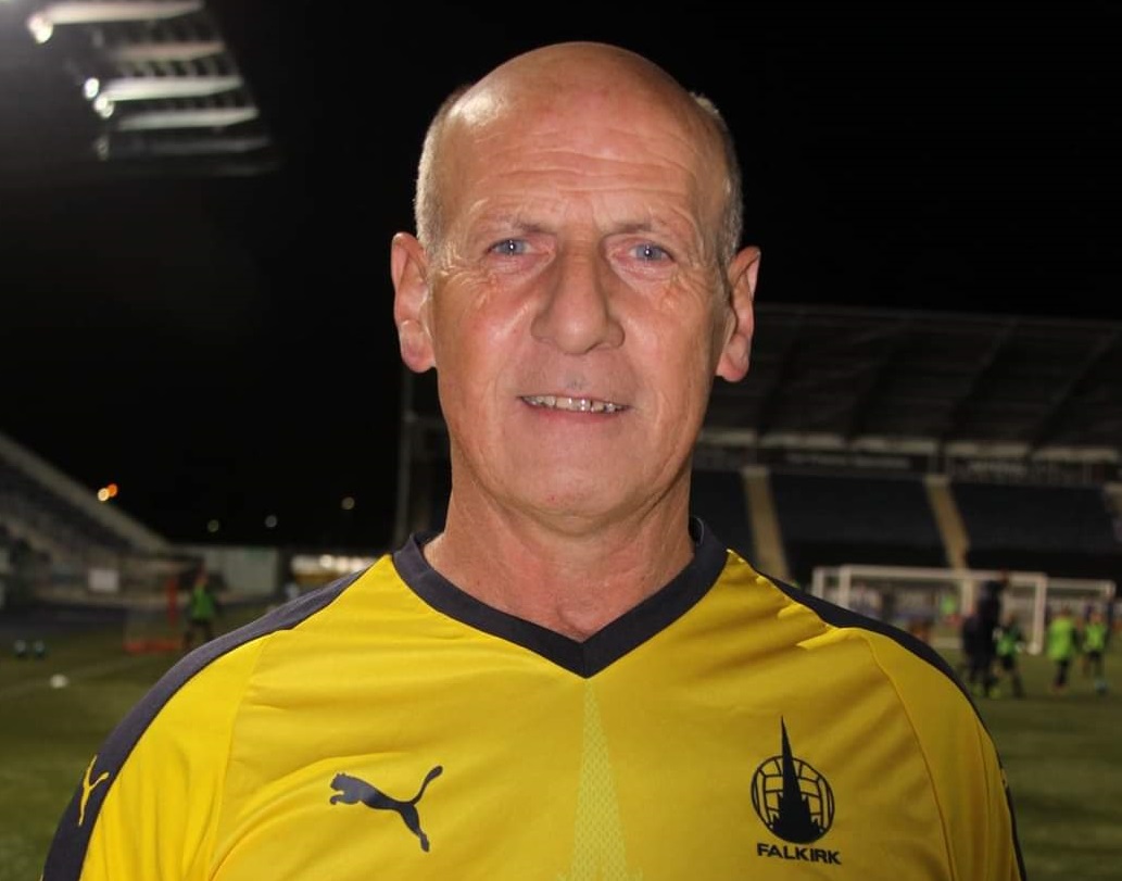 Patient Peter in football uniform