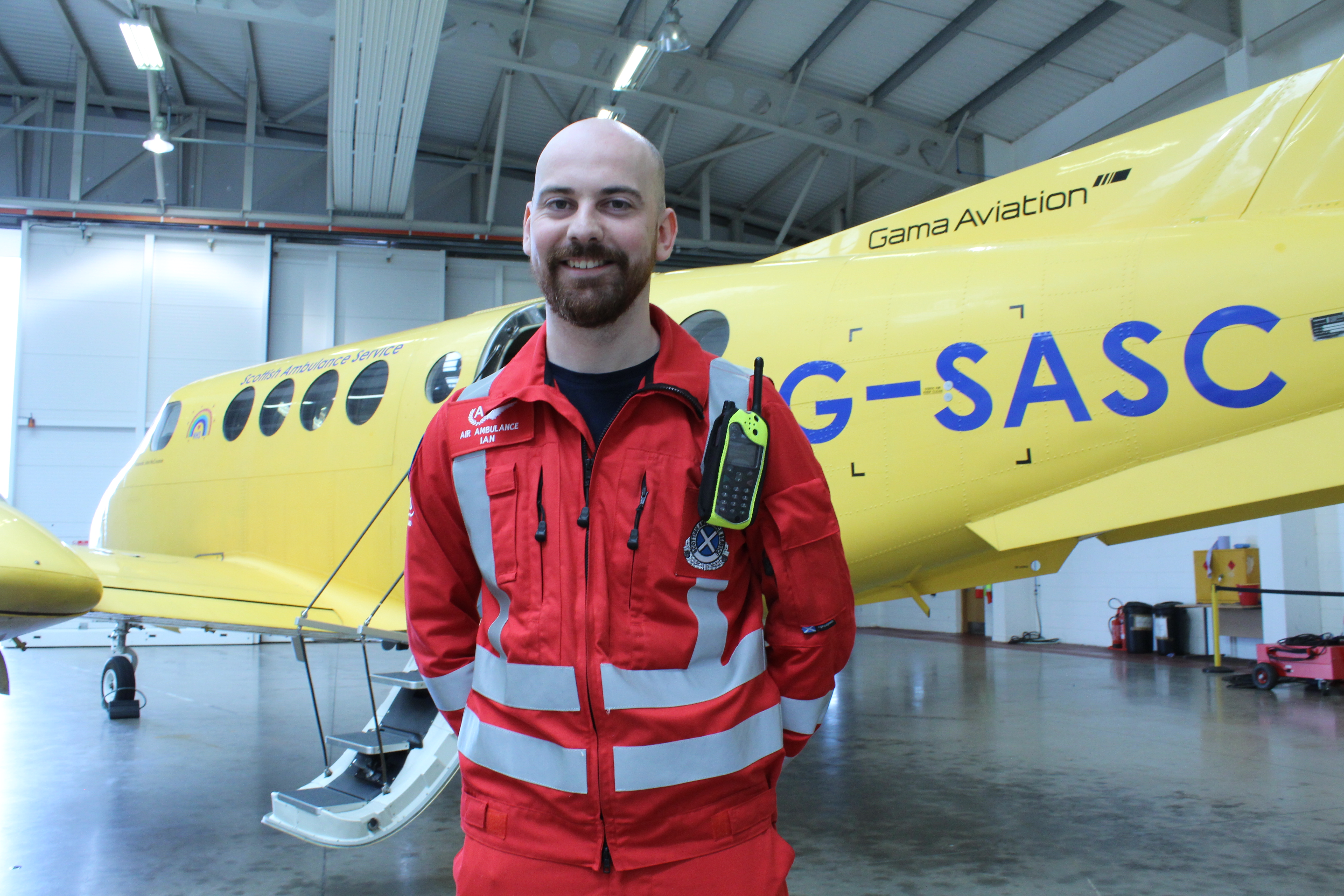 Air ambulance Paramedic Ian Mackenzie
