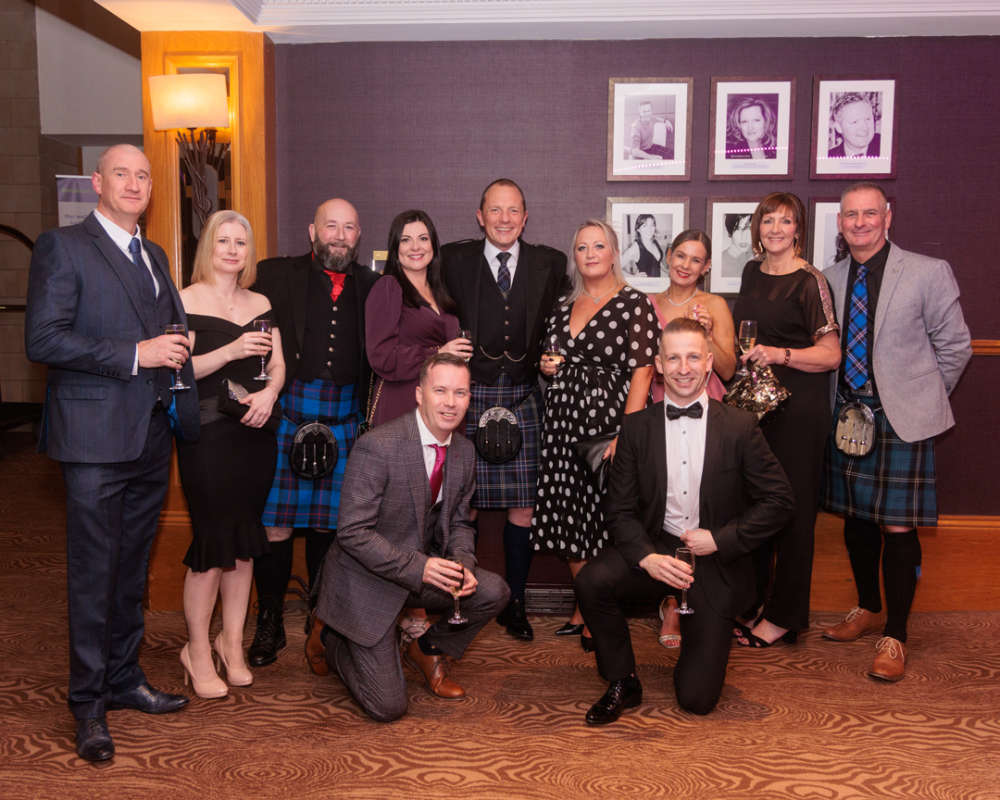 Photo of award winners at local hero awards